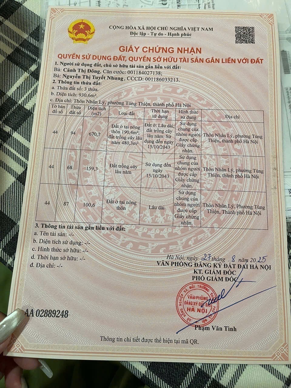 Cần bán Đất đường 416, Phường Xuân Khanh, Diện tích 100m², Giá 2 Tỷ