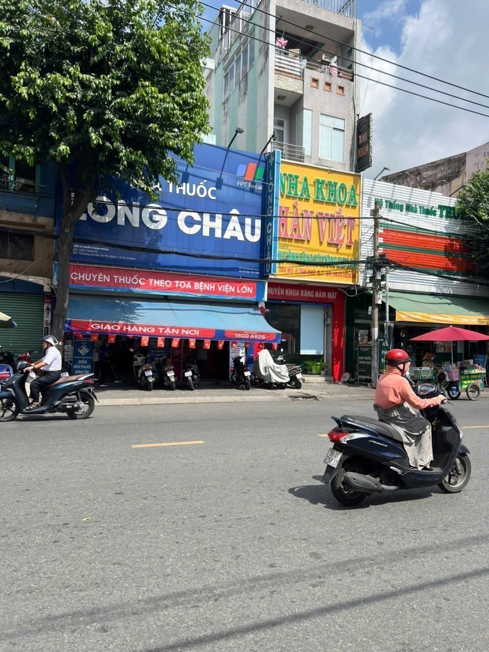 Nhà Mt Đường Tân Mỹ - Chợ Tân Mỹ Quận 7. DT; 7x20m Trệt 2 lầu đang cho thuê TN 140tr/th
