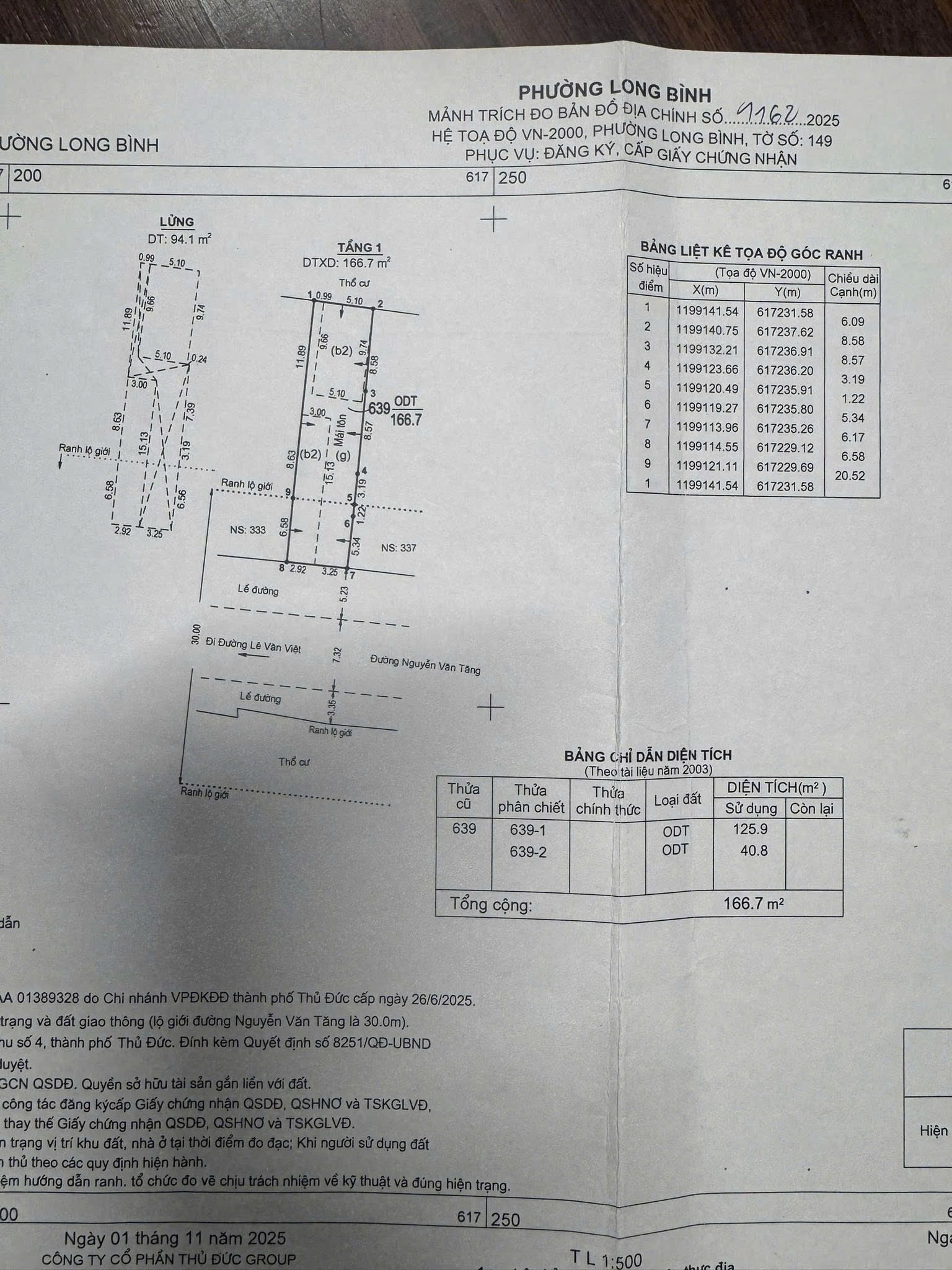 Cần bán Đất Phường Long Thạnh Mỹ, Quận 9, Diện tích 168m², Giá 25 Tỷ 7