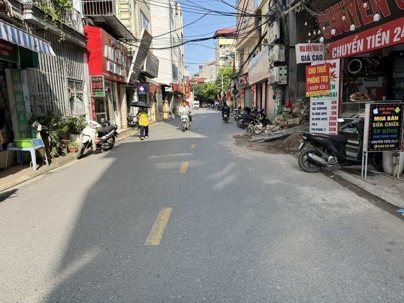 Bán nhà mặt Phố An Đào A: 47,6m2 nhà 5 tầng 1 lửng, thiết kế kinh doanh, đường siêu đông 2