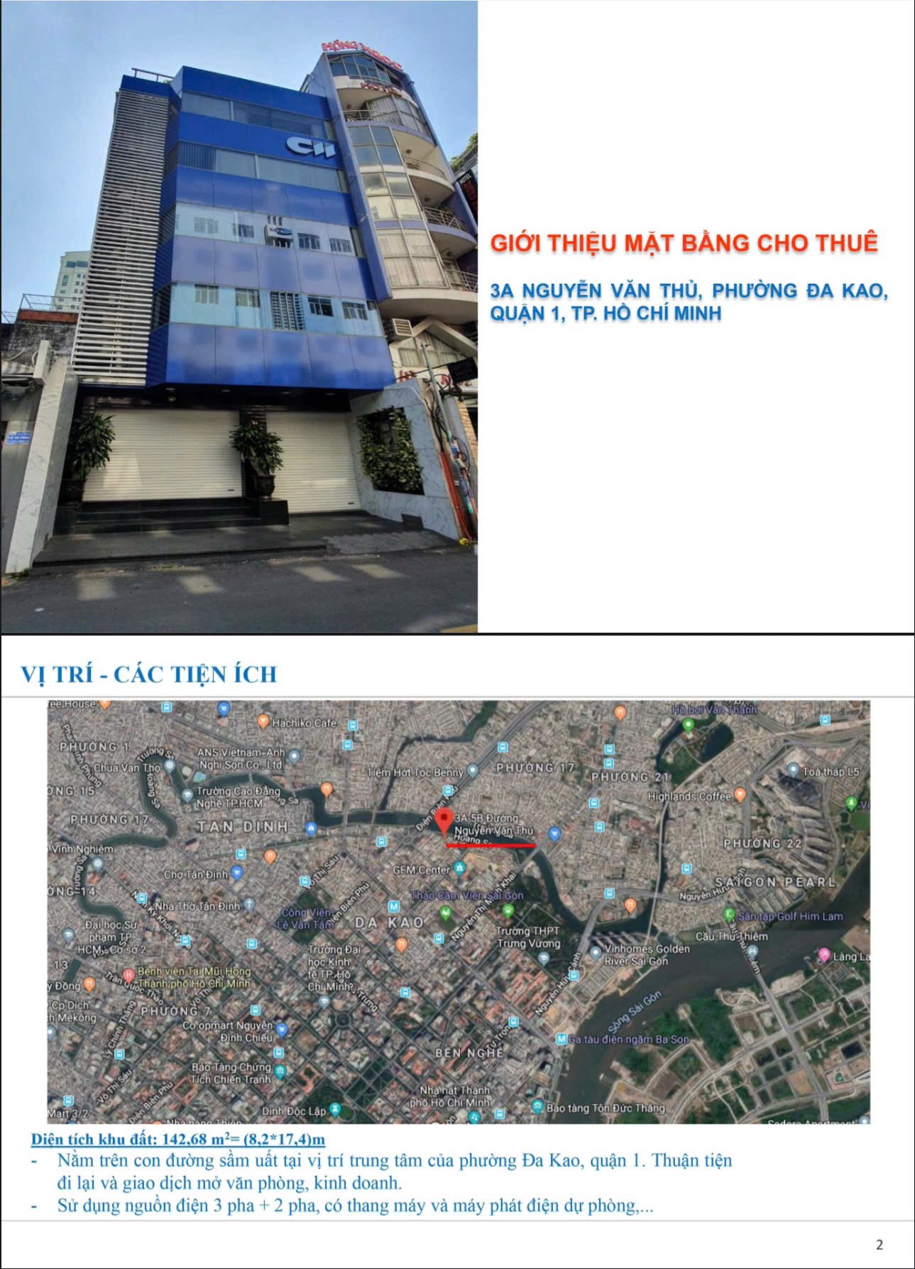 Cần bán Nhà mặt tiền Phường Đa Kao, Quận 1, Diện tích 142m², Giá 130 Tỷ 10
