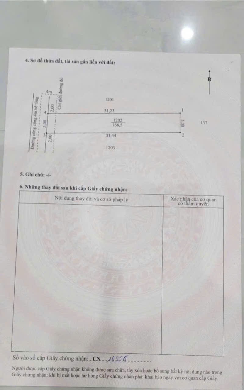 Bán nền thổ cư đường oto beton ấp 4, xã Tân Bửu dt 160m2 giá 1,65 tỷ 4