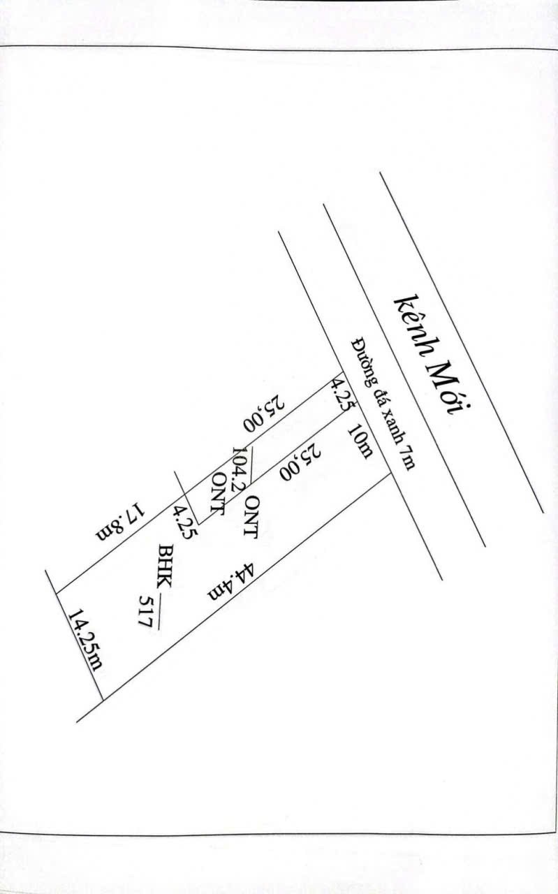 Bán đất đường oto đá xanh xã Thạnh Hòa, Bến Lức dt 600m2 (100m2 thổ) giá 870 triệu