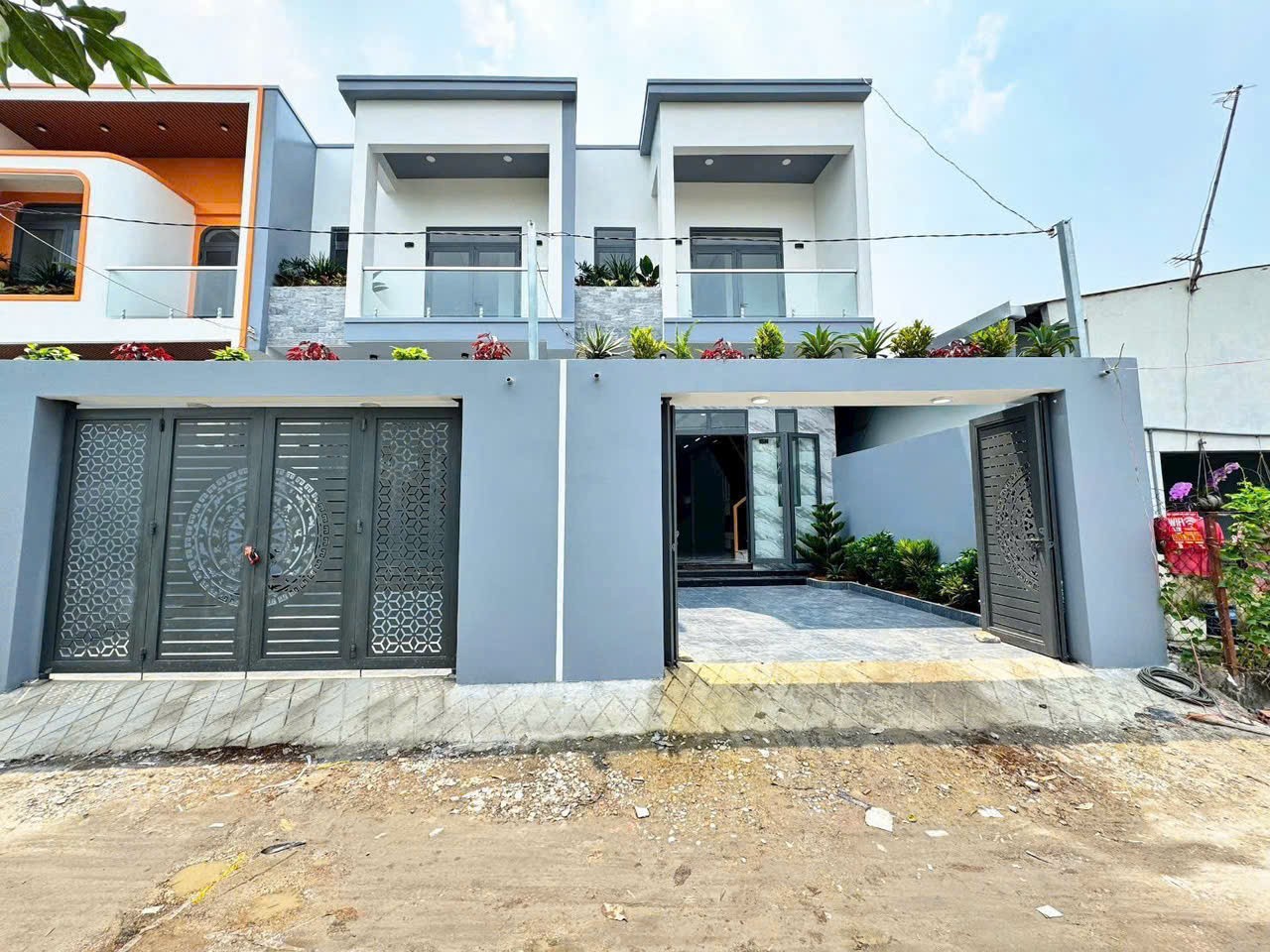 Bán nhà mới xây ngay chợ Đồn KCN Tân Đức, Đức Hoà Hạ dt 115m2 có 2pn,2wc giá 2,75 tỷ 3