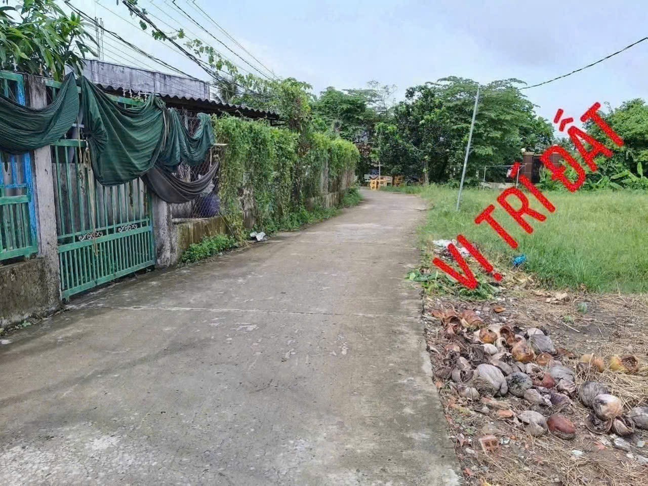Bán nền thổ cư đường beton xe tải 2,5 tấn xã Bình Thạnh, Thủ Thừa dt 120m2 giá 550 triệu / lô 3