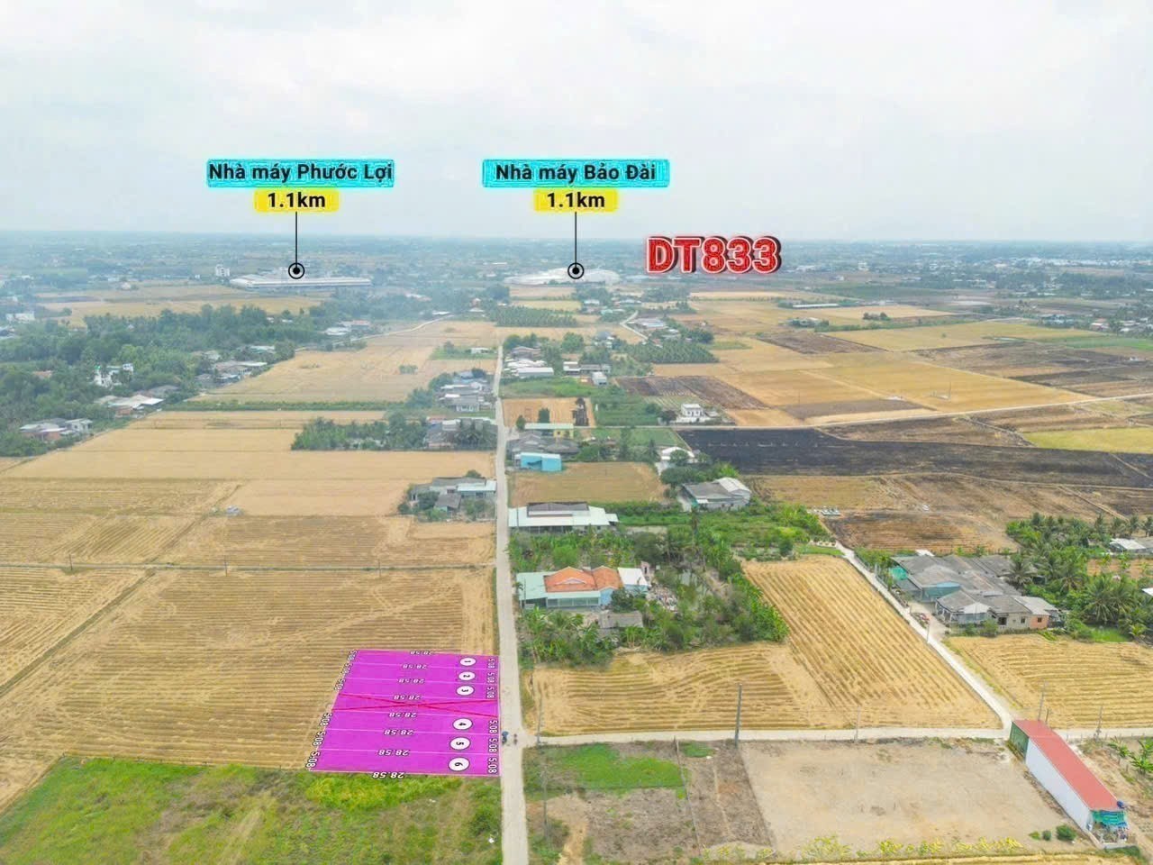 Bán đất mặt tiền Nguyễn Văn Thọ , xã Lạc Tấn dt 142m2 full thổ giá 580 triệu 4