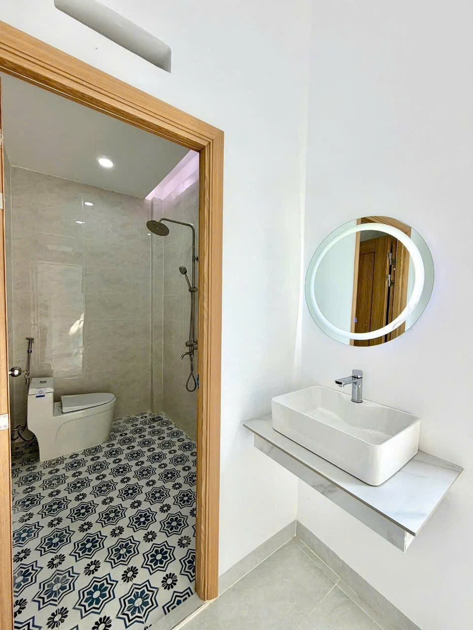 Bán nhà mới xây gần chợ Gò Đen dt 108m2 1 lửng, 3pn,3wc giá 2,65 tỷ 5
