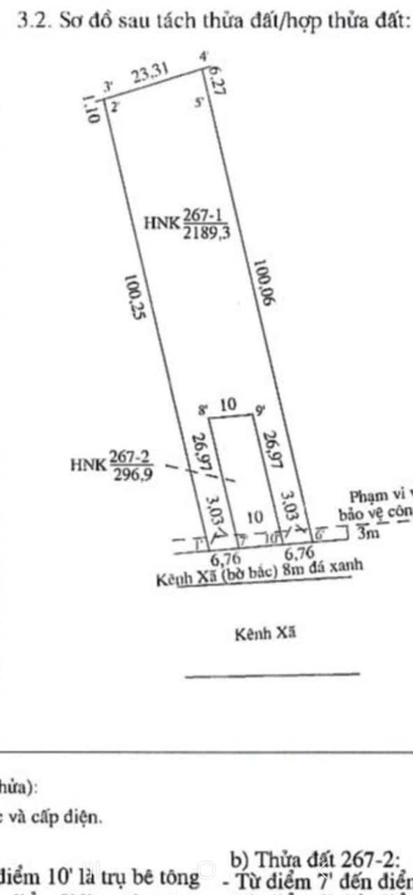 Bán đất view kênh đường oto đá xanh xã Bình Đức, Bến Lức dt 2400m2 ( 300m2 thổ)giá 2,8 tỷ
