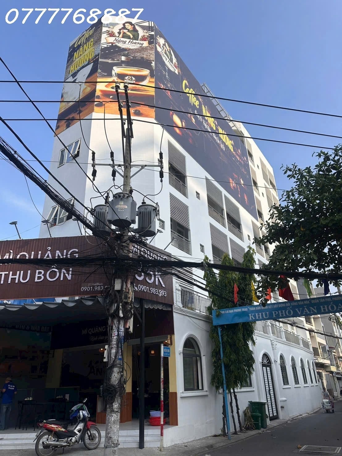 Tòa CHDV 45 phòng Góc 2MT Thoại Ngọc Hầu - 8 tầng DT 250tr/ tháng