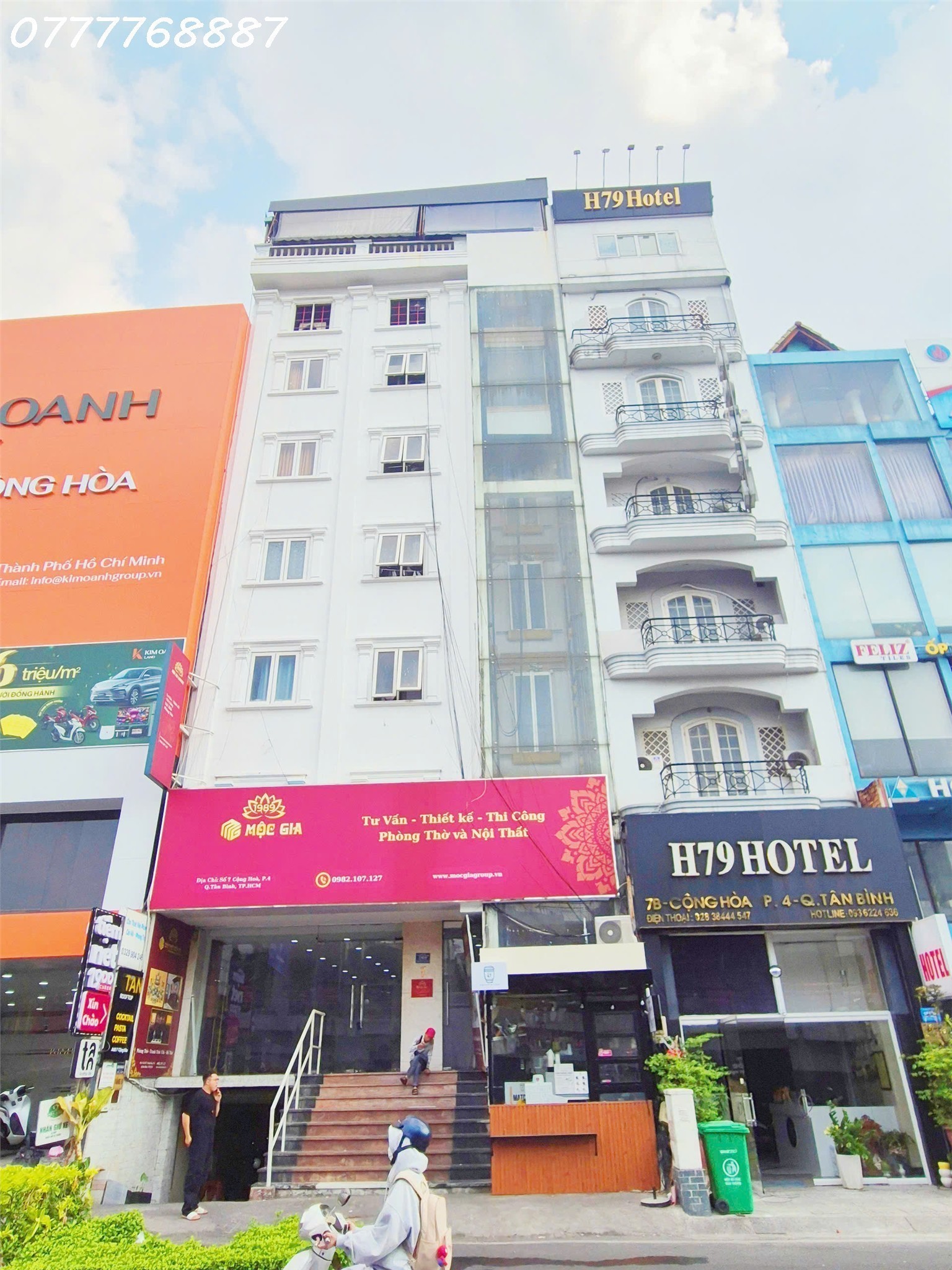 Bán tòa nhà 7 Cộng Hòa Q TB, KD, CHDV hầm 8 tầng - 2800m2 sàn 2