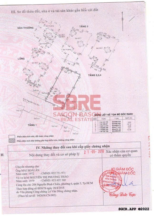 Cần bán Căn hộ chung cư Bình Thạnh, Hồ Chí Minh, Diện tích 162m², Giá 52 Tỷ 12