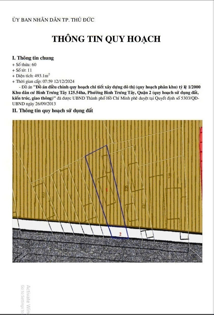 Cần bán Đất Phường Bình Trưng Tây, Quận 2, Diện tích 494m², Giá 95 Tỷ