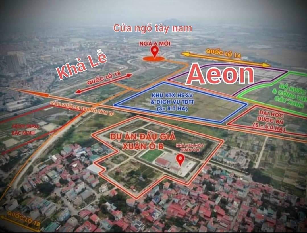 Cần bán Đất Phường Võ Cường, Bắc Ninh, Diện tích 85m², Giá Thương lượng 1