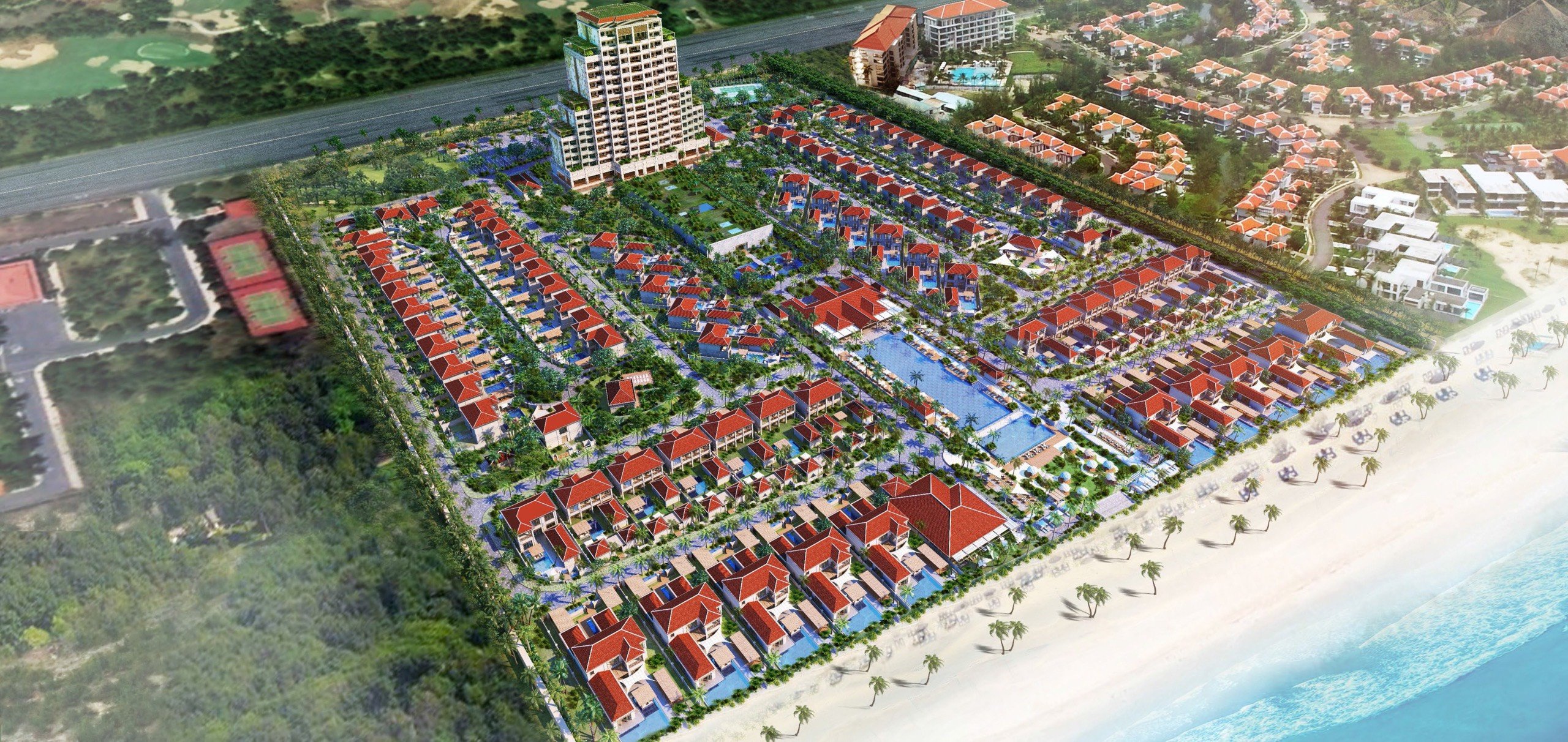 Bán Biệt Thự 2 Phòng Ngủ Siêu Đẹp Fusion Villas Da Nang, hồ bơi riêng, view biển - Lh 0903 407925 Hương 12