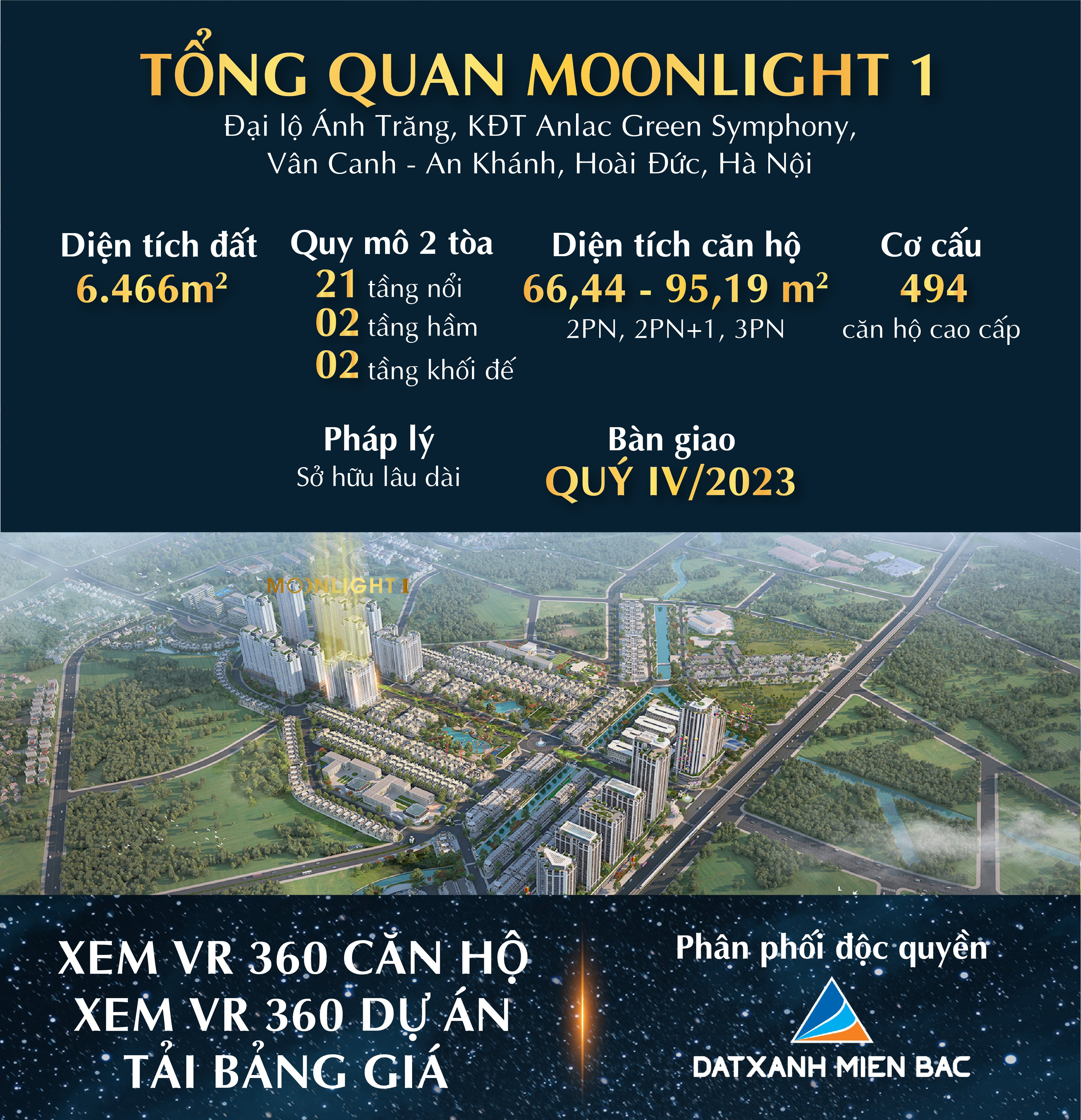 Cần bán Căn hộ chung cư Moonlight 1 An Lạc Green Symphony, Diện tích 68m², quà tặng tiền mặt CHIẾT KHẤU 15% - HTLS 0% 24 tháng. 3