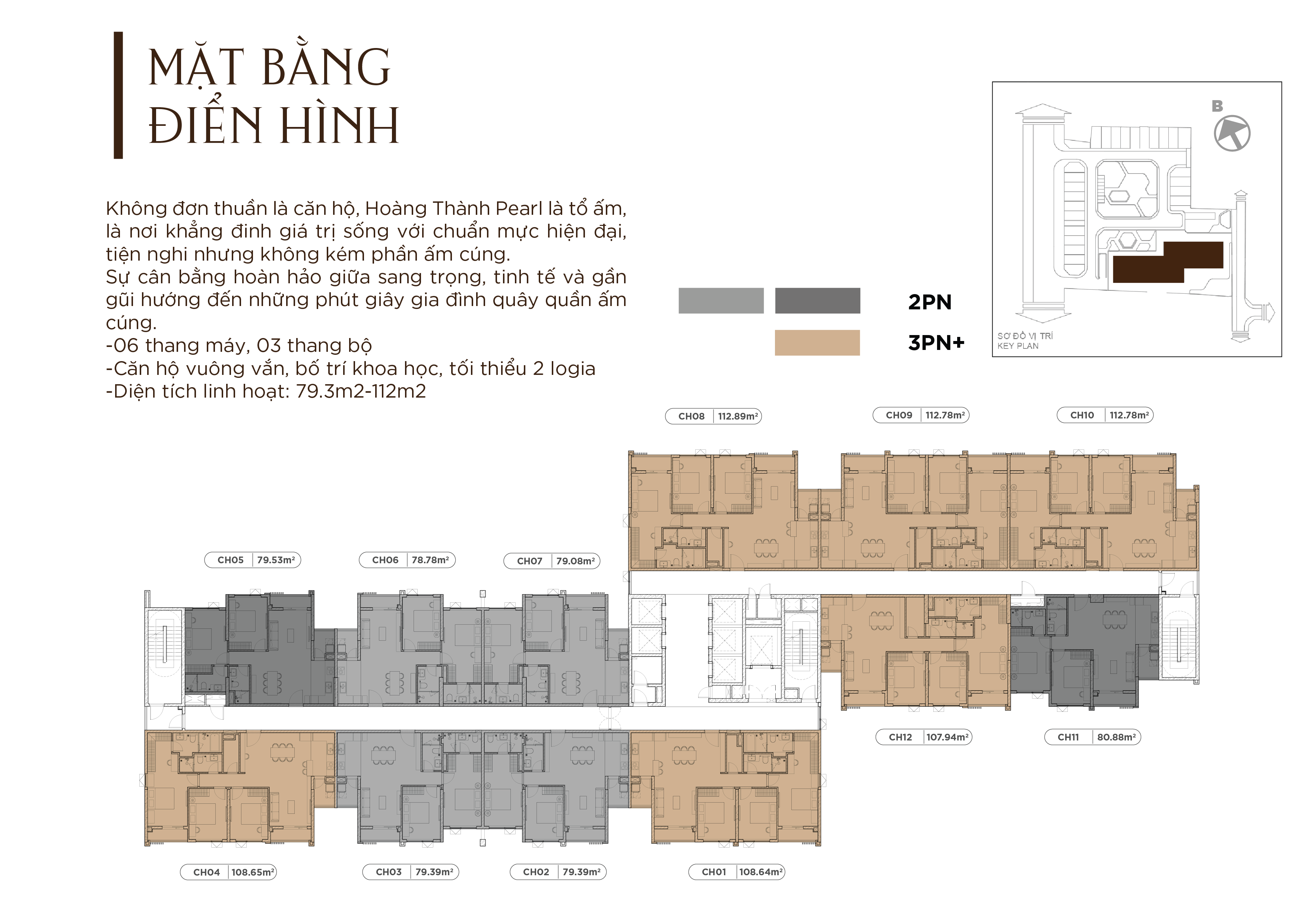 Cần bán Căn hộ chung cư dự án Hoàng Thành Pearl, Diện tích 80m², Giá 48 Triệu/m² 4