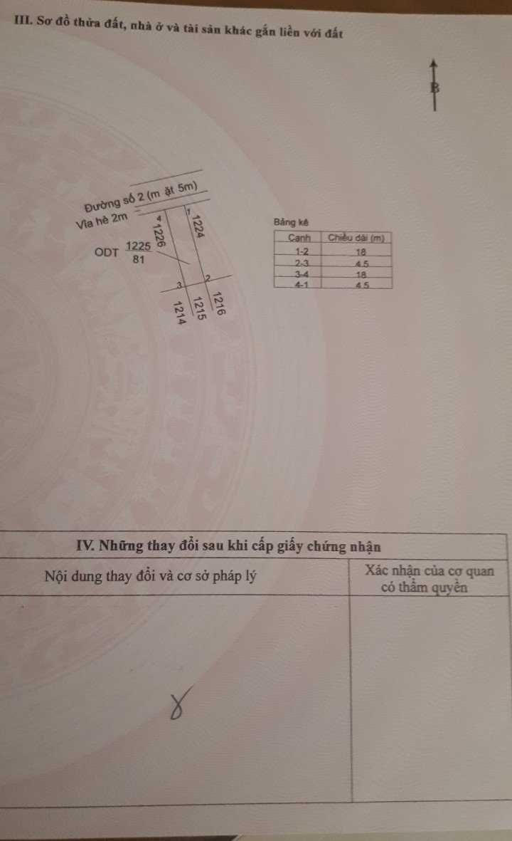 Chủ kẹt bán nhanh 81m2 đất đô thị kdc 1B giá rẻ đầu tư nhanh còn lợi nhuận chỉ 890tr 6