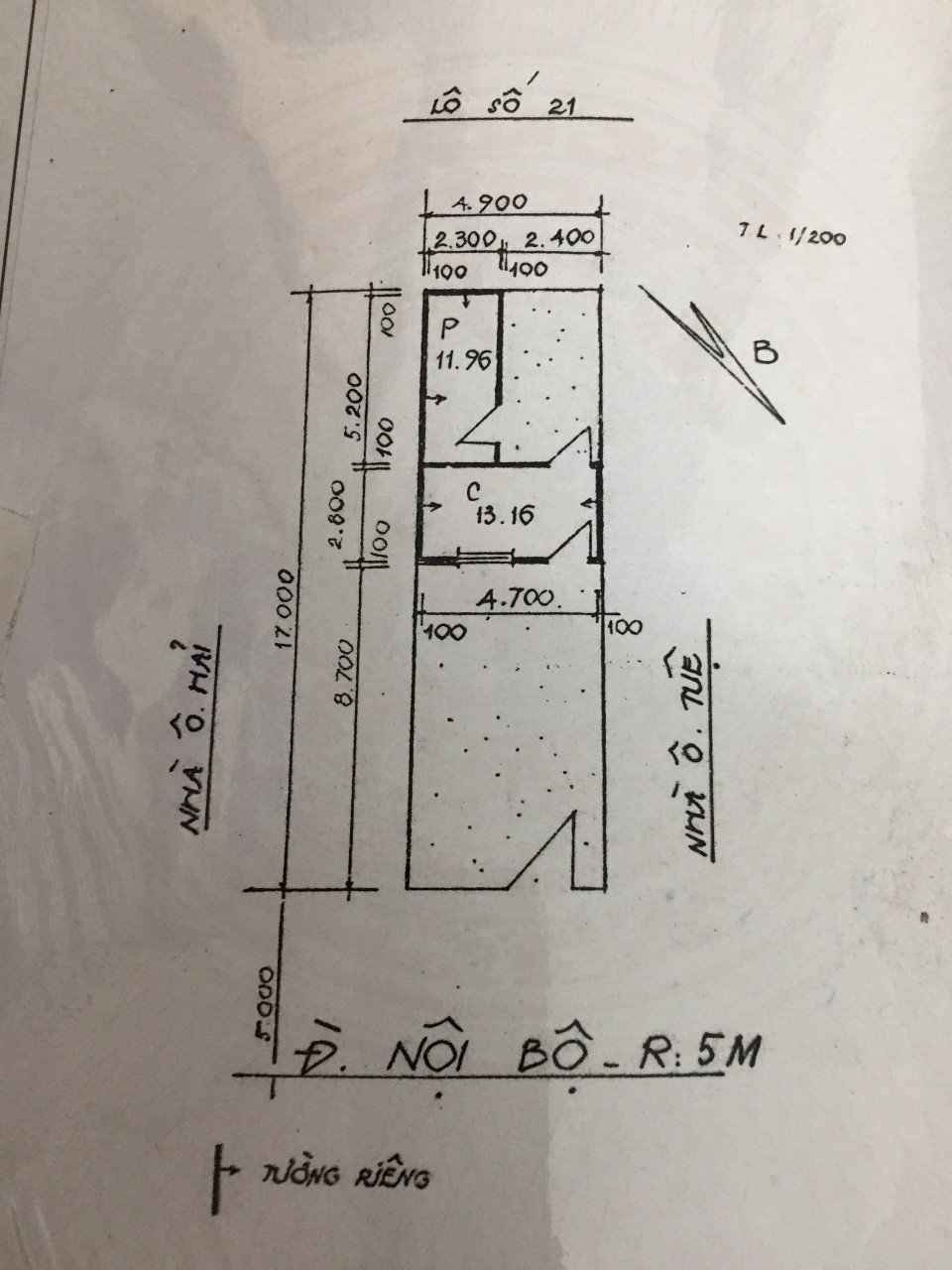 Cần bán nhà cấp 4 cũ Phước Long Nha Trang đường 2 oto tránh nhau 2