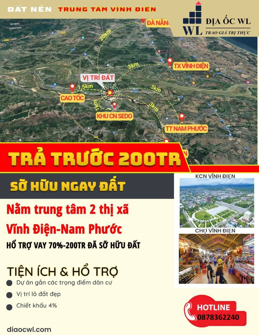 - Siêu ưu đãi lô 380tr đất trung tâm Điện Trung - Điện Bàn đường 4m5 sẵn sổ gần chợ Hà Mật rẻ vào xíu. 3