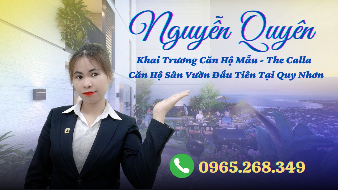 Bán Căn Hộ Quy Nhơn - The Calla View Biển - 0965268349