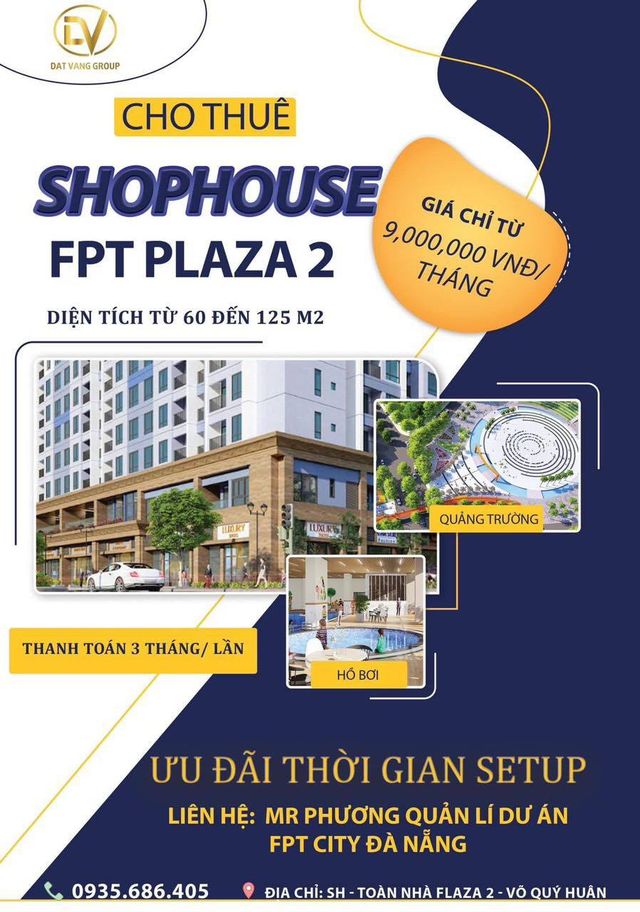 Cho thuê Căn hộ chung cư dự án FPT City Đà Nẵng, Diện tích 60m², Giá 9 Triệu/tháng 2