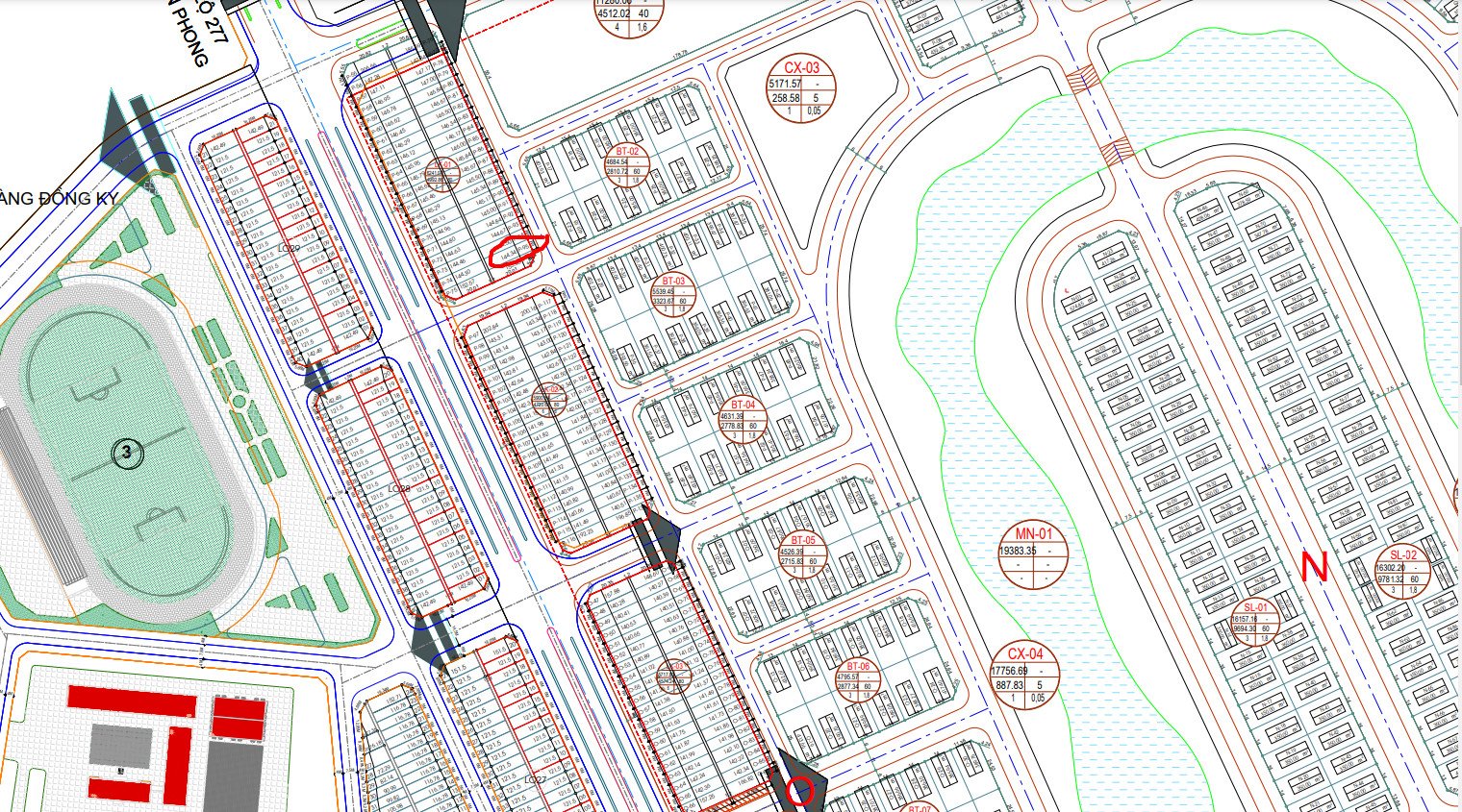 Cần bán Đất dự án Khu đô thị Từ Sơn Garden City, Diện tích 144m², Giá Thương lượng 3