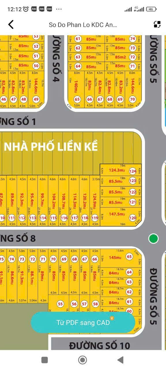 Chủ kẹt bán nhanh 125m2 nền đẹp kdc An Phú Center giá rẻ mau mau sở hữu lợi nhuận sinh lời nhanh 3