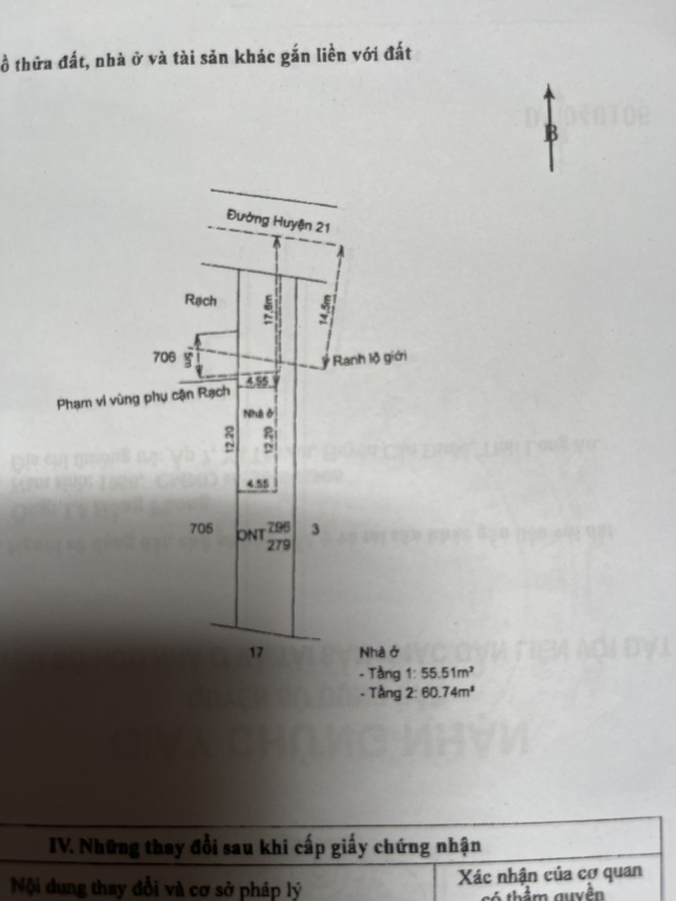 Cần bán Nhà mặt tiền đường Huyện lộ 21, Xã Phước Tuy, Diện tích 279m², Giá Thương lượng 6