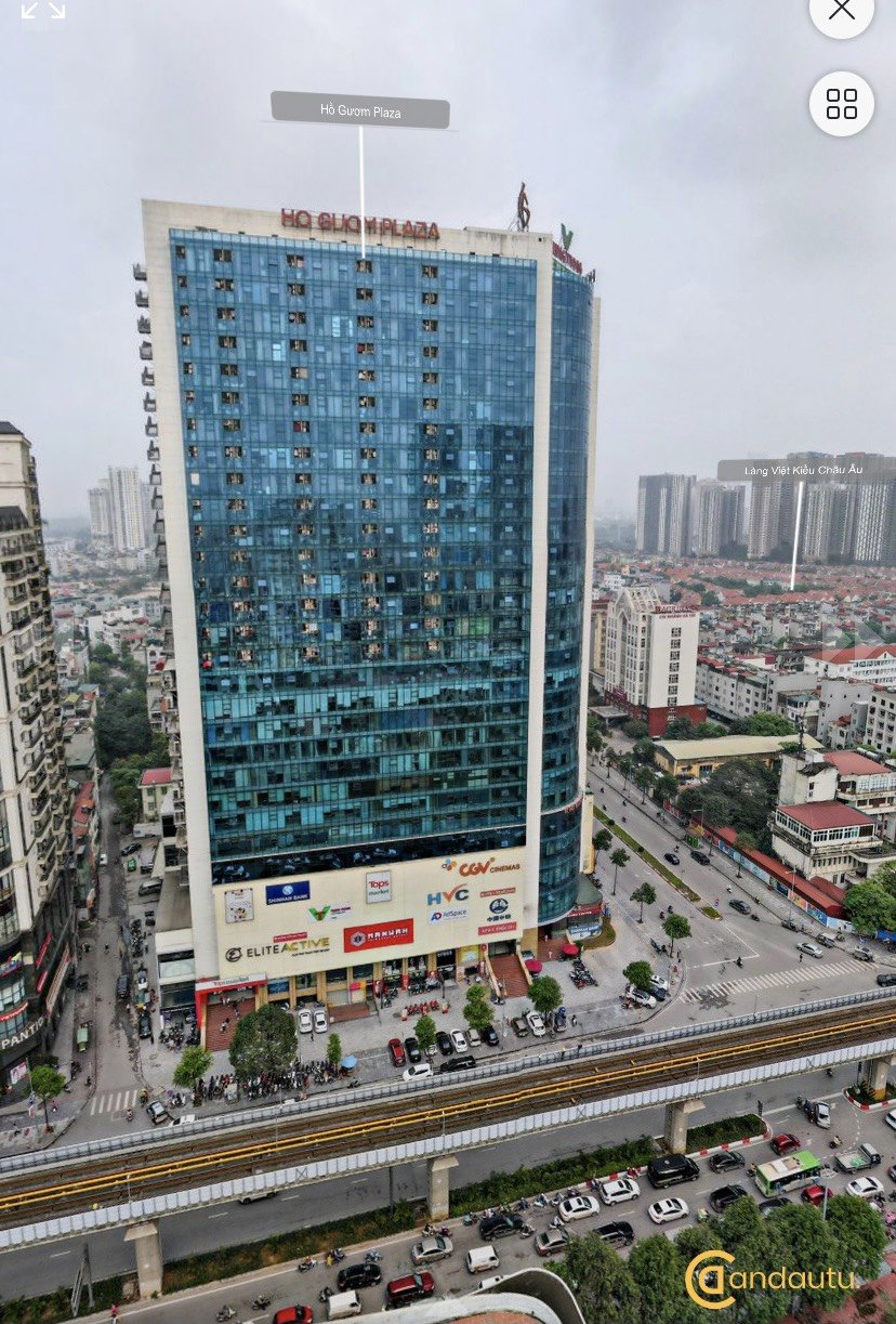 Bán Căn Góc 105m2X3PN Chung Cư HỒ GƯƠM PLAZA 102 TRẦN PHÚ- Full Đồ- Nhỉnh 3 tỷ 2