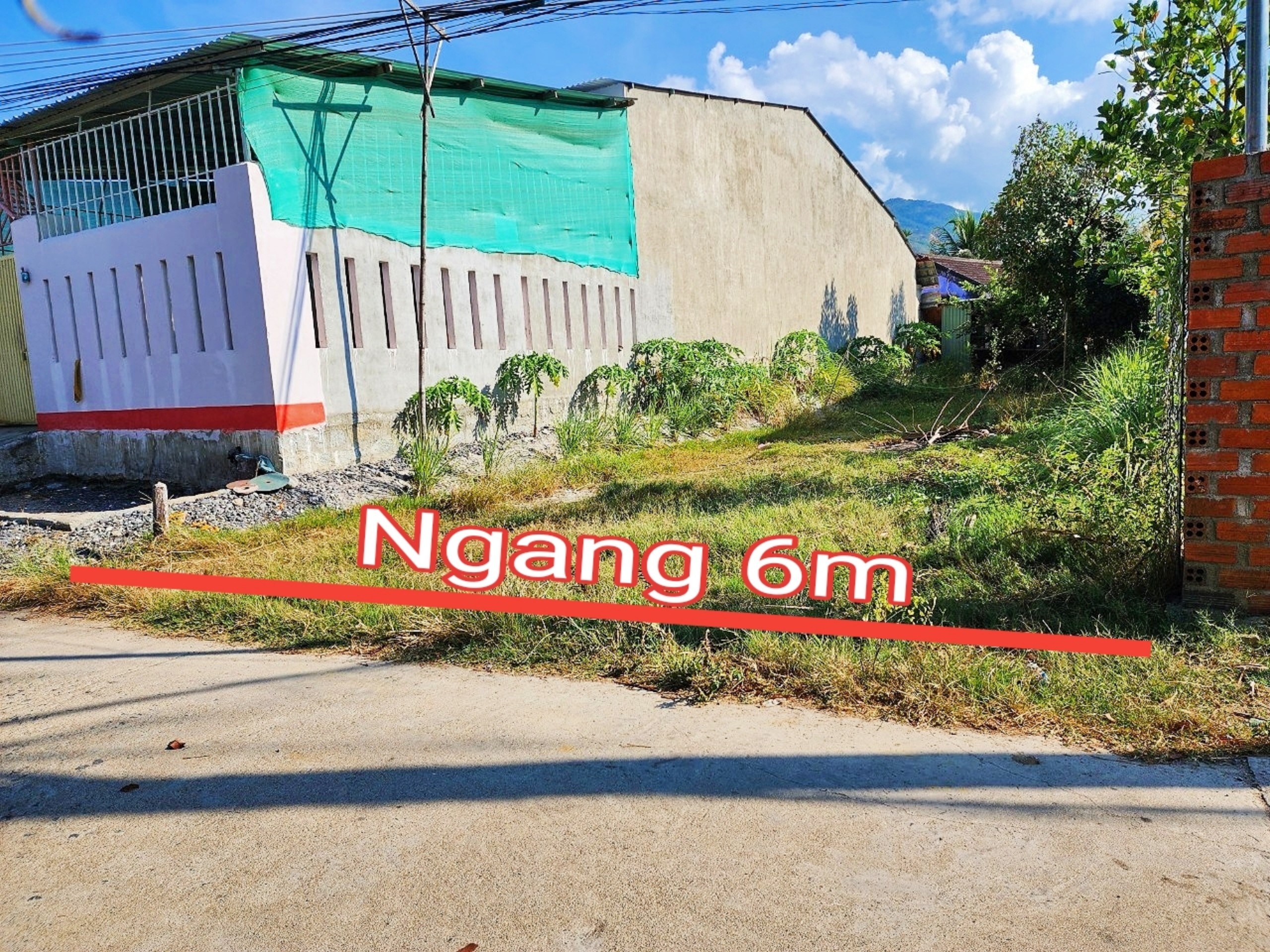 Bán đất Diên Phú thôn 1 đường thông - giáp ranh Vĩnh Phương Nha Trang 2
