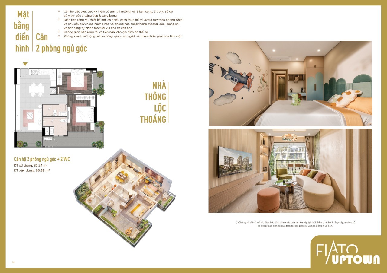 Cần bán Căn hộ chung cư dự án Fiato Premier, Diện tích 87m², Giá chỉ 48tr/m2 3