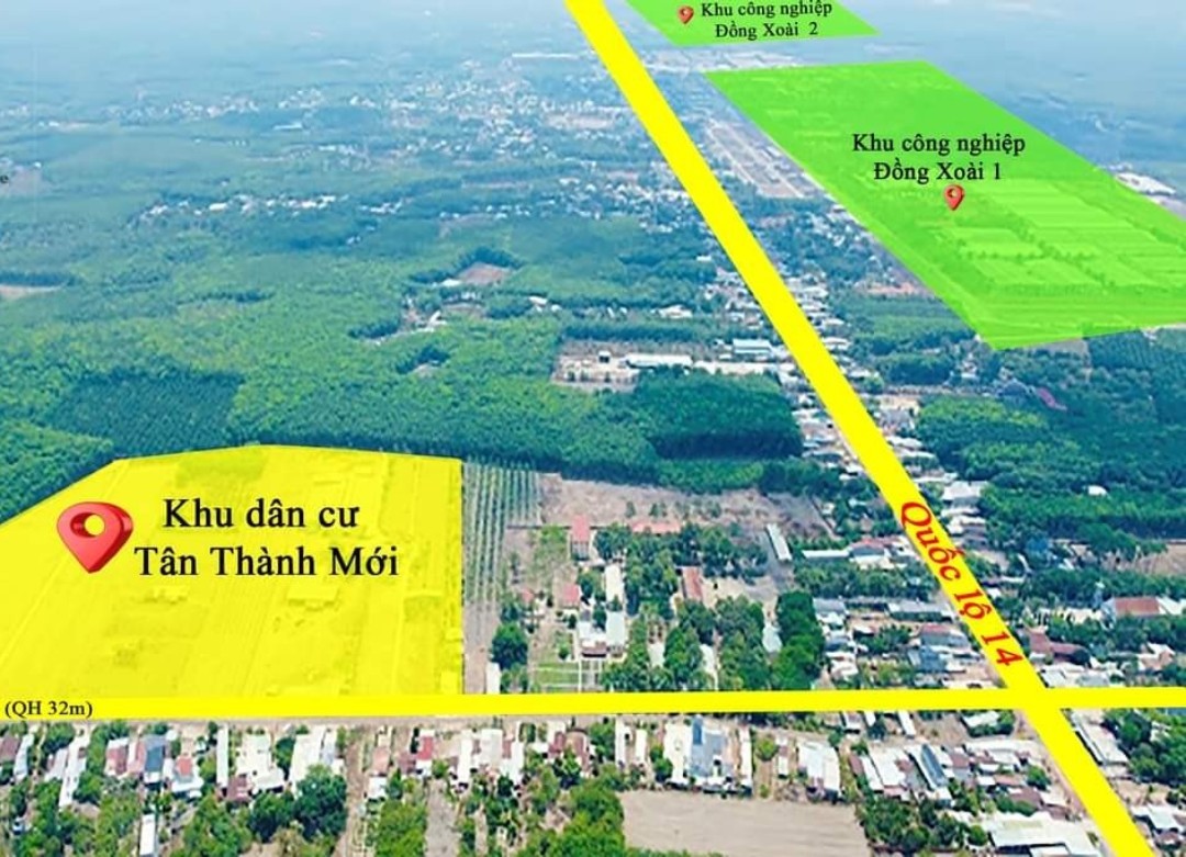 Cần bán Đất đường Quốc lộ 14, Xã Tân Thành, Diện tích 250m², Giá 700 Triệu 20