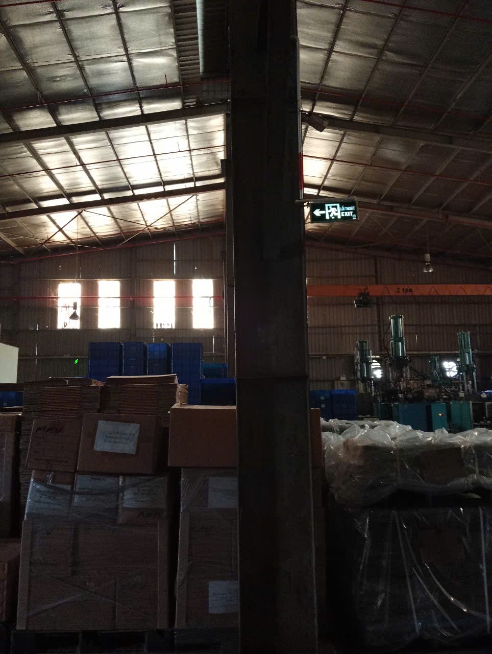 CHO THUÊ 1000m2  KHO, XƯỞNG KCN QUANG MINH. MÊ LINH. H. NỘI