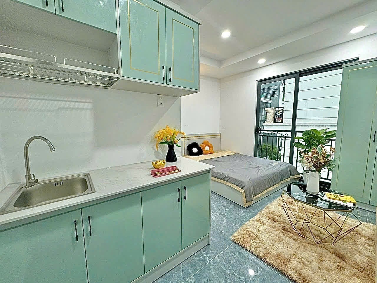 140TR/M2 - CHDV 90m2 5 TẦNG THANG MÁY - 9 PHÒNG HẺM XE HƠI FULL NỘI THẤT 5