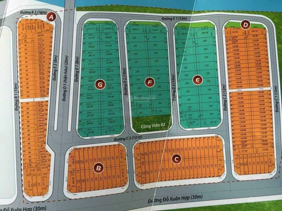 Cần bán Đất dự án KDC Hoàng Anh Minh Tuấn, Diện tích 125m², Giá 129 Triệu/m² 2