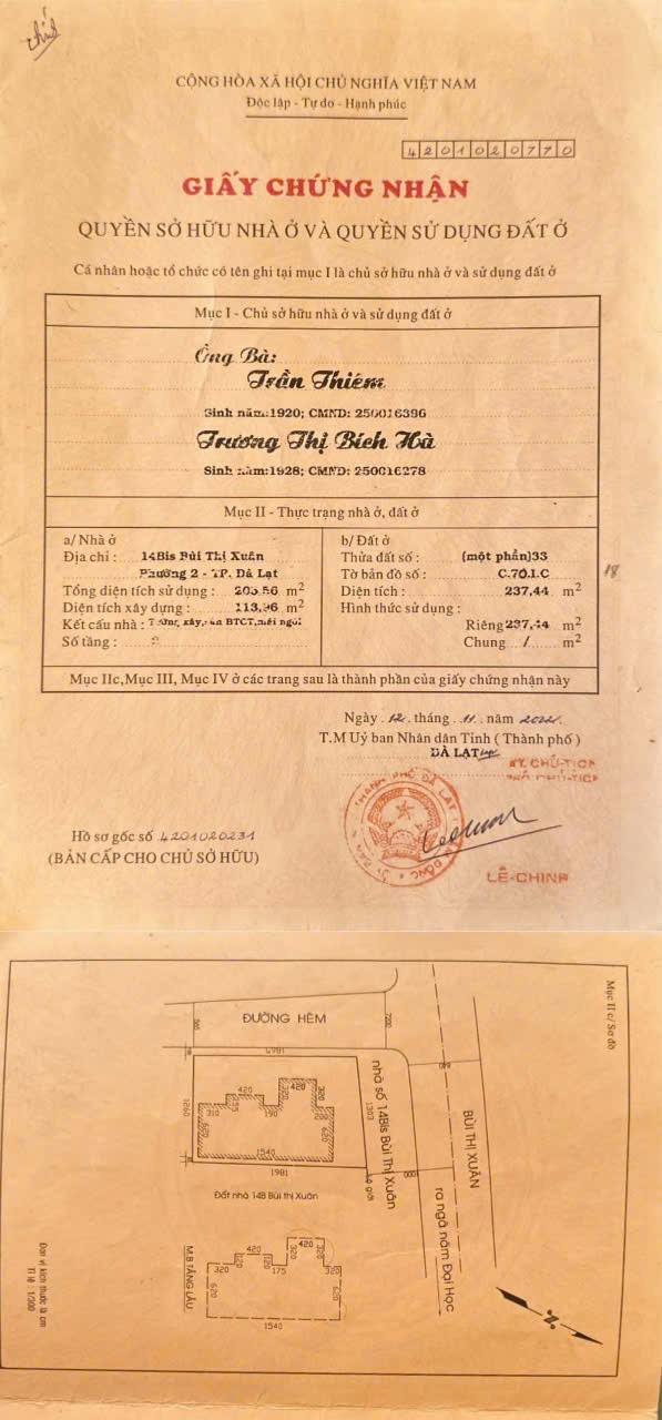 Chính Chủ Bán Nhà Phố Căn Góc 2 Mặt Tiền 14Bis Bùi Thị Xuân, Phường 2, Thành Phố Đà Lạt, Lâm Đồng. 5