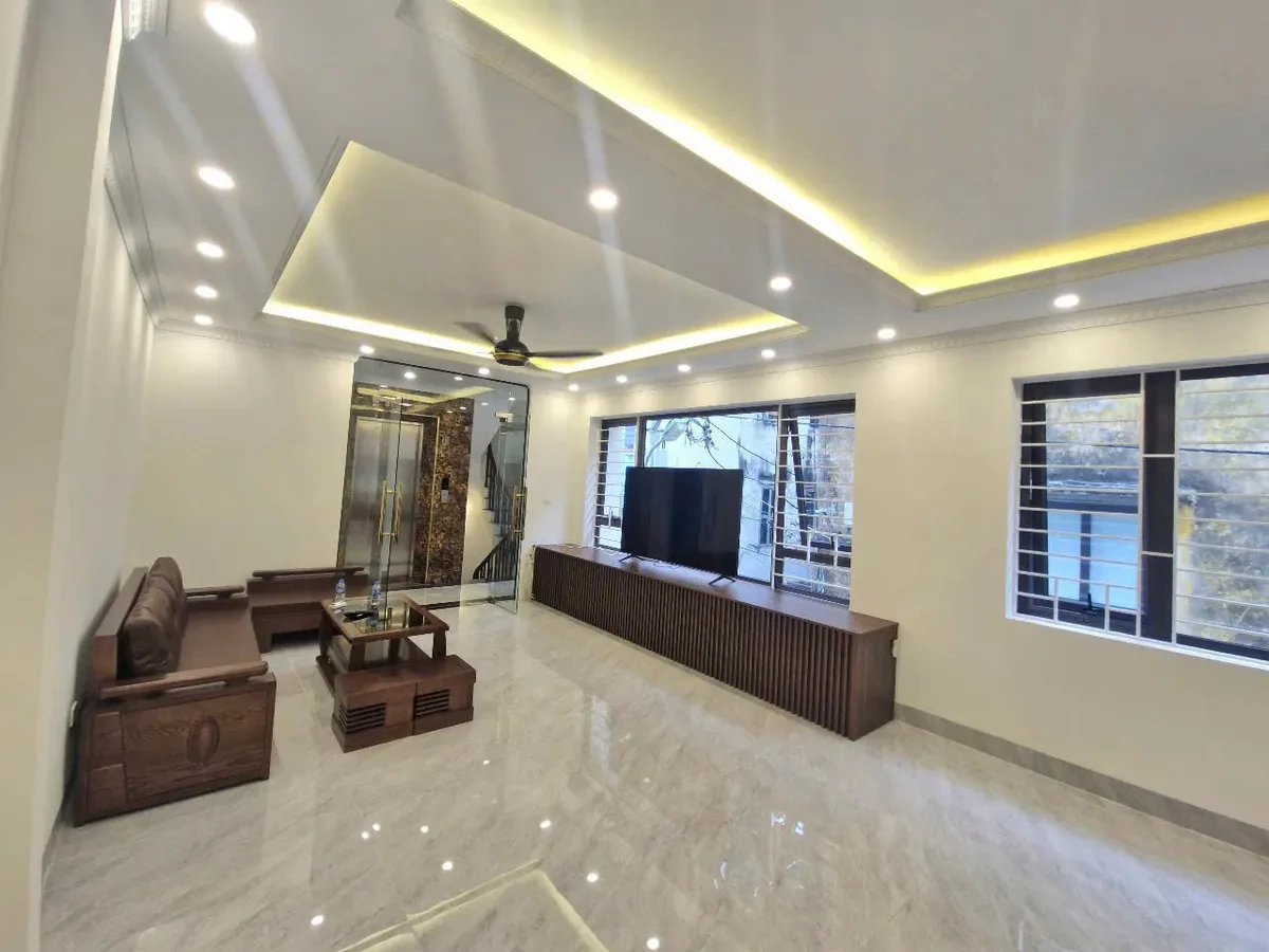 NHÀ MỚI ĐẸP 6 TẦNG THÁNG GARA 2 Ô TÔ Thạch Bàn 62M2 mặt tiền 9m,13.9 tỷ Long Biên. 5