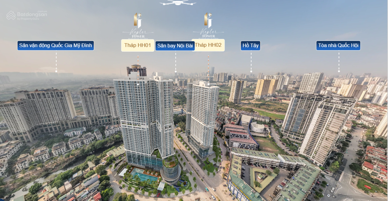 Chỉ từ 5 tỷ có ngay căn 2PN 2VS, tặng ti vi & 2 năm phí dịch vụ tại Kepler Land, LH 0985 106 5f9 5