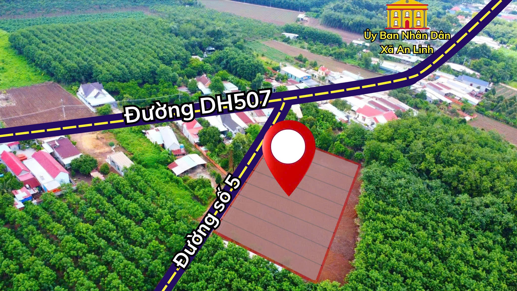 Cần bán Đất đường DH507, Xã An Linh, Diện tích 250m², chỉ cần trả trước 300 Triệu 2