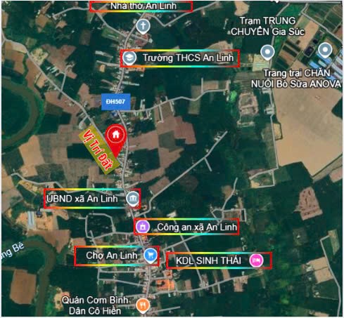 Cần bán Đất đường DH507, Xã An Linh, Diện tích 250m², chỉ cần trả trước 300 Triệu 3