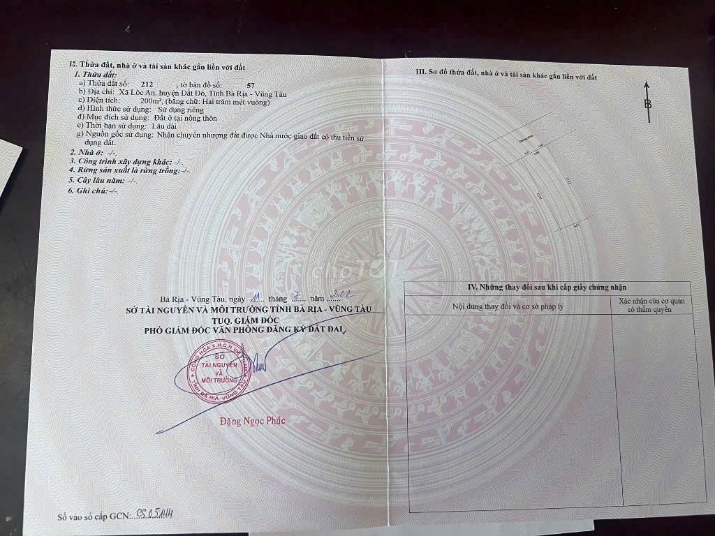 Cần bán Đất Đất Đỏ, Bà Rịa Vũng Tàu, Diện tích 400m², Giá 5.000.000 Triệu/m² 3