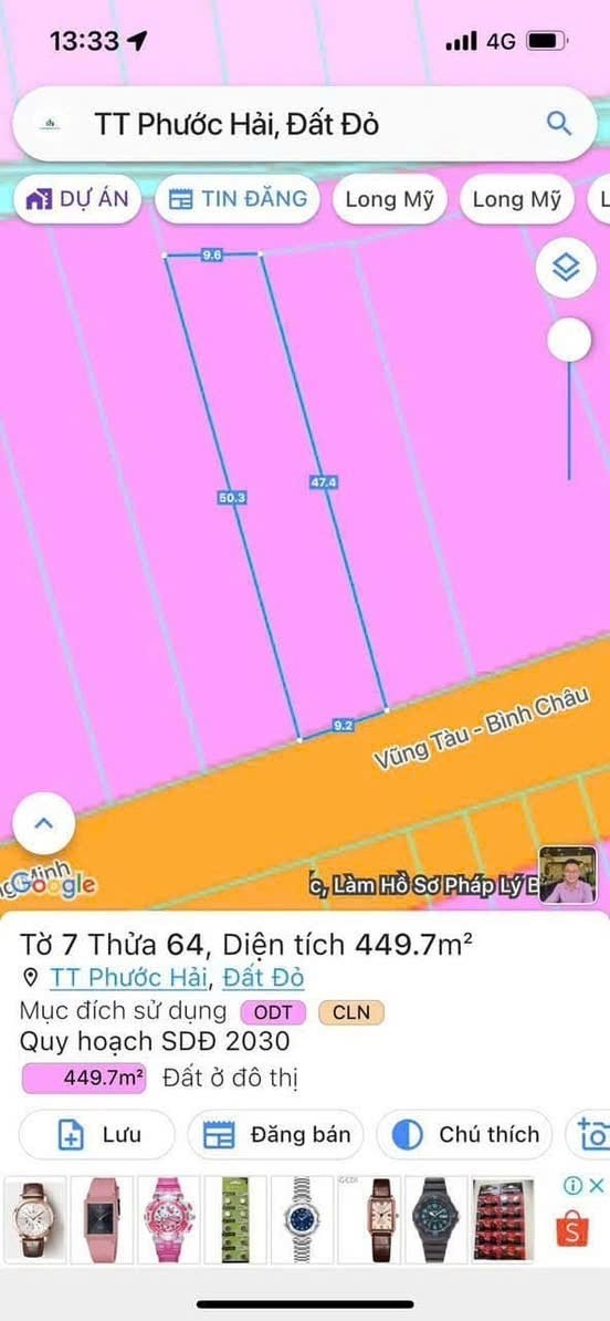 Cần bán Đất Đất Đỏ, Bà Rịa Vũng Tàu, Giá Thương lượng 3