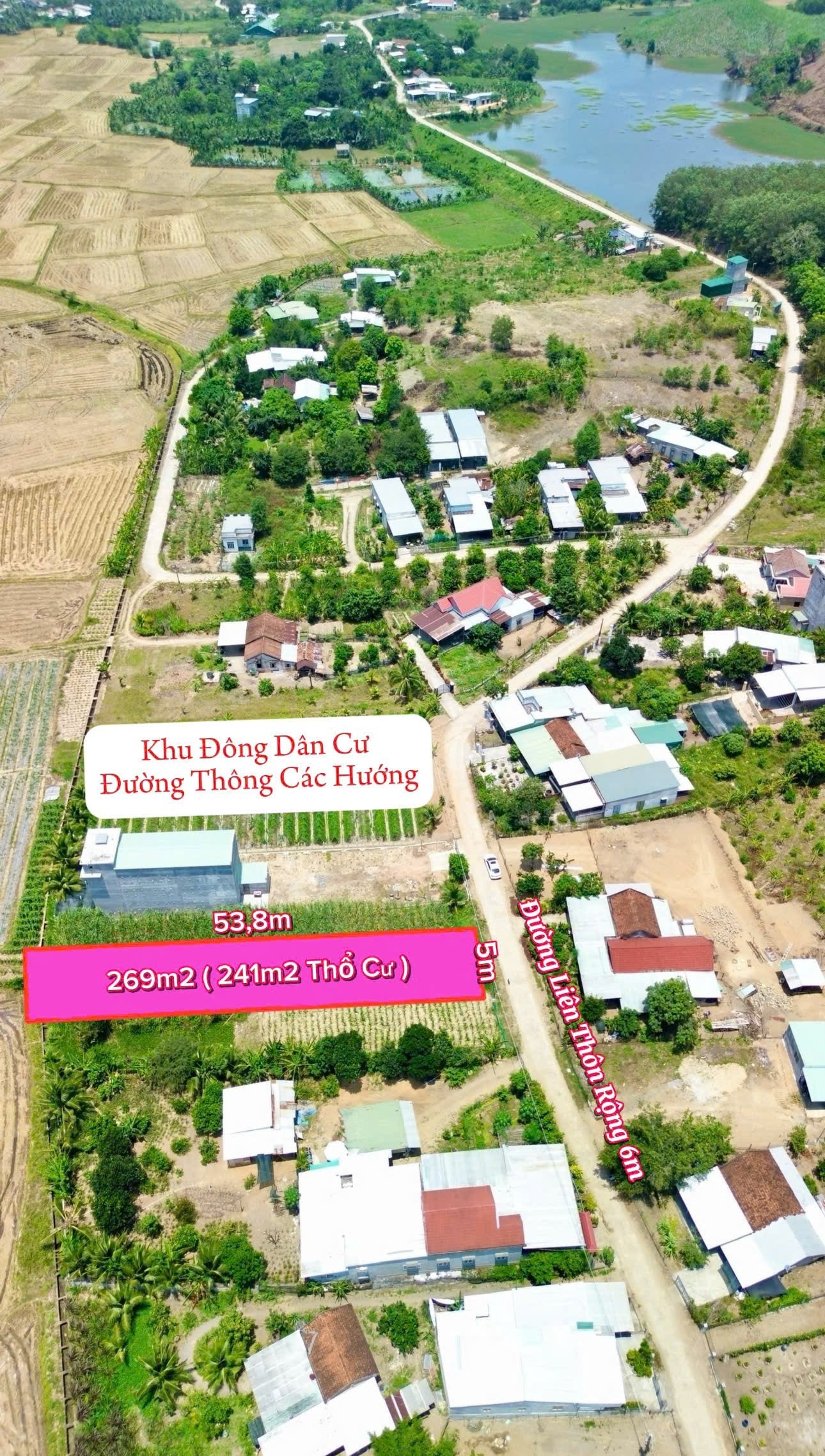 Bán đất Diên Lâm mặt đường bê tông liên thôn gần hồ Đá Mài 2