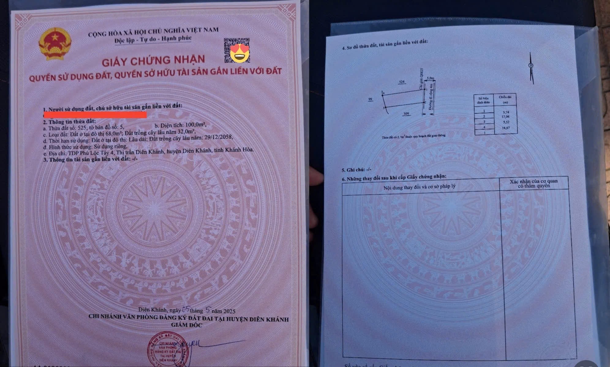 Bán đất trung tâm Thị Trấn Diên Khánh - Phú Lộc Tây 4 sát bên Đồng Khởi 7