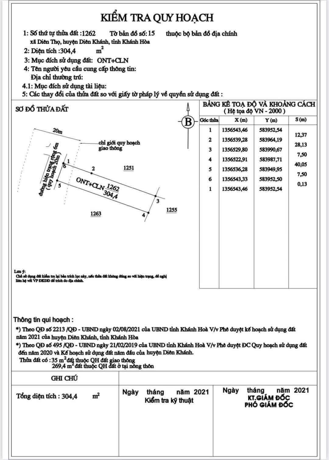 Bán đất Diên Thọ thôn Phước Lương mặt đường Công Ích ngay trung tâm hành chính xã 9
