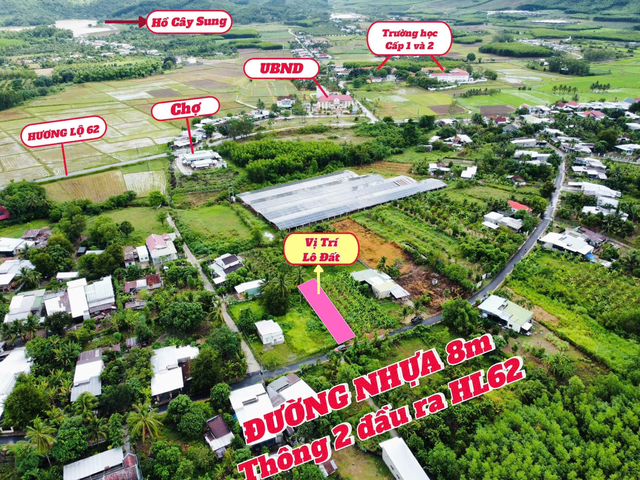 Bán đất Diên Tân giá rẻ mặt đường nhựa ngay trung tâm hành chính xã 4