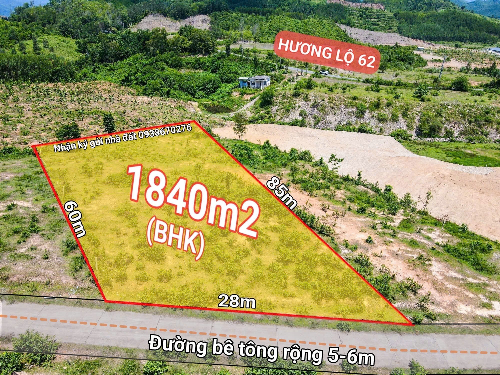 Cần bán Đất đường 8, Xã Khánh Phú, Diện tích 1840m², Giá 790 Triệu