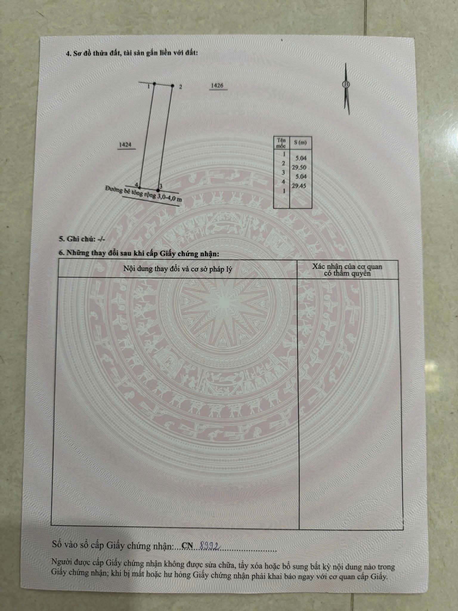 Bán đất Diên Thọ giá rẻ thôn Phước Lương ngay trung tâm xã 11