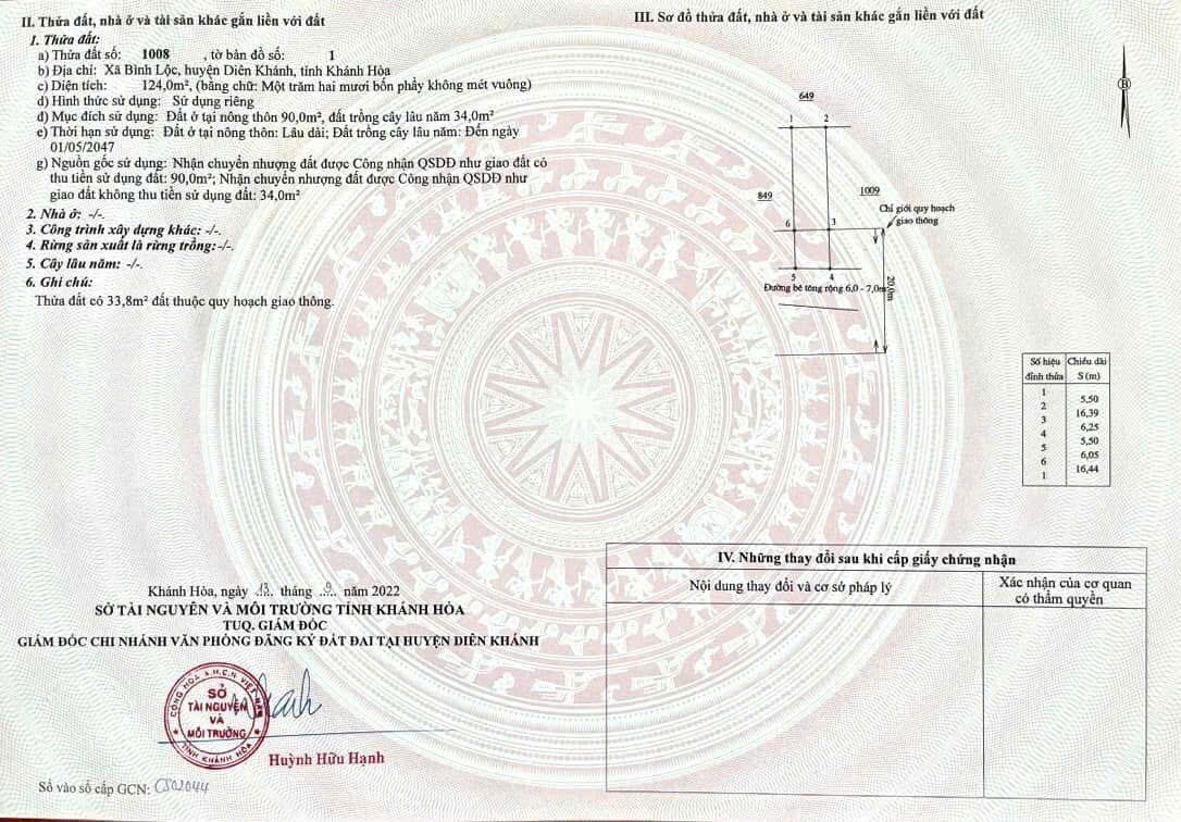 Bán đất Bình Lộc mặt tiền đường liên vùng QH 30m kết nối Diên Khánh - Bắc Nha Trang 11