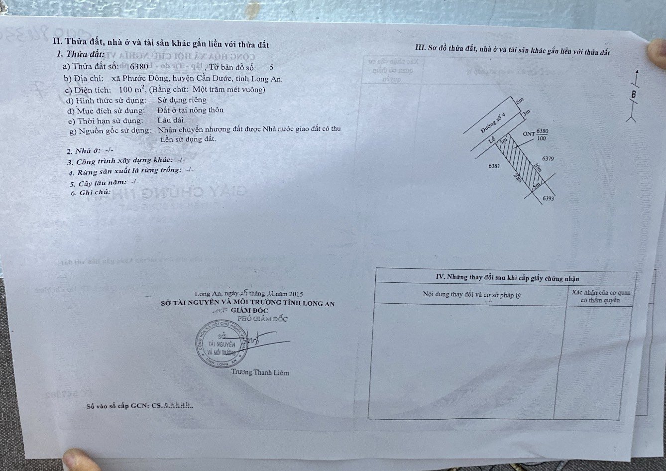 Chủ cần bán rẻ nền 100m2 kdc Phước Đông giá đầu tư 950tr 5